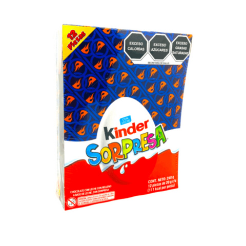 Kinder Huevo Hot Wheels 12pzs