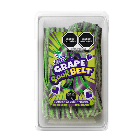 Tupper Agridulce Tiras Grape Sour Belt 1kg