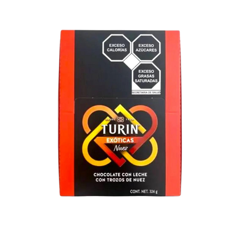 Turín chocolate Exóticas Nuez Turín chocolate Exóticas Nuez 18pzs