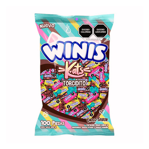 Winis Kats Doble Torcido 100pzs