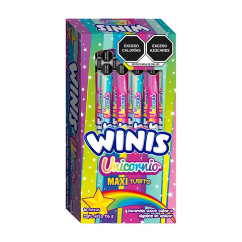 Winis Unicornio Maxi Tubito 16pzs