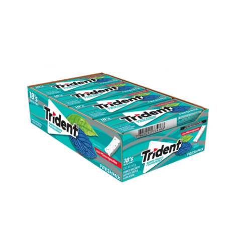 Adams chicle 18´s Trident Val-U-Pack Fresh Mix 12 pzs - Santo dulce