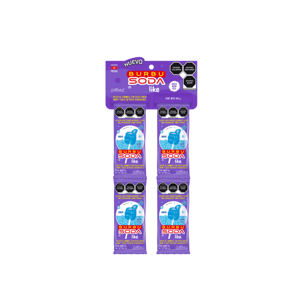 Anahuac paleta Burbu Soda Like Mora 20pzs