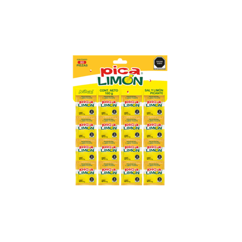 Anahuac pica Limón Solapa CHICO 80pzs - Santo dulce