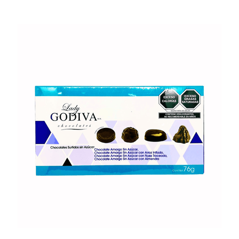 La Suiza Lady Godiva Chocolate Sin Azúcar 76g - Santo dulce