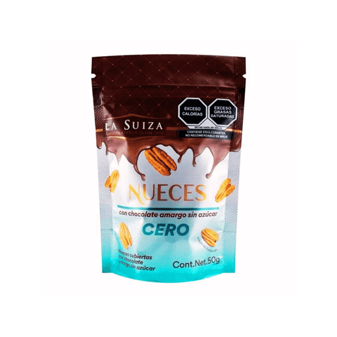 La Suiza Nueces con Chocolate cero 100g - Santo dulce