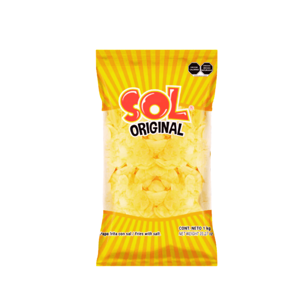 Botanas Sol Papa Natural 1Kg – Santo Dulce