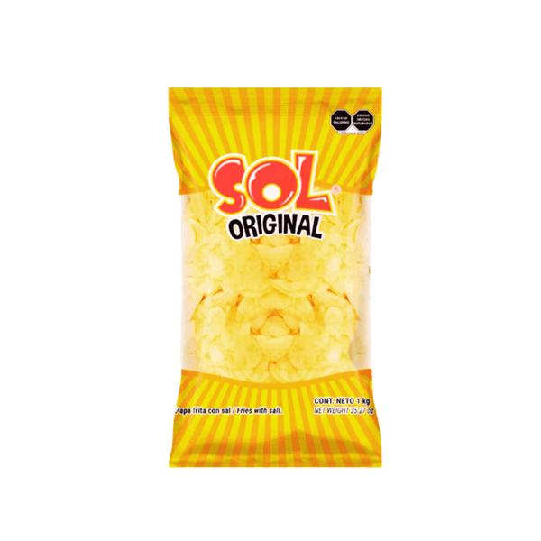 Botanas Sol Papa Natural 1Kg – Santo Dulce