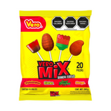 Vero Paletas Mix Banda de Fuego 20pzs