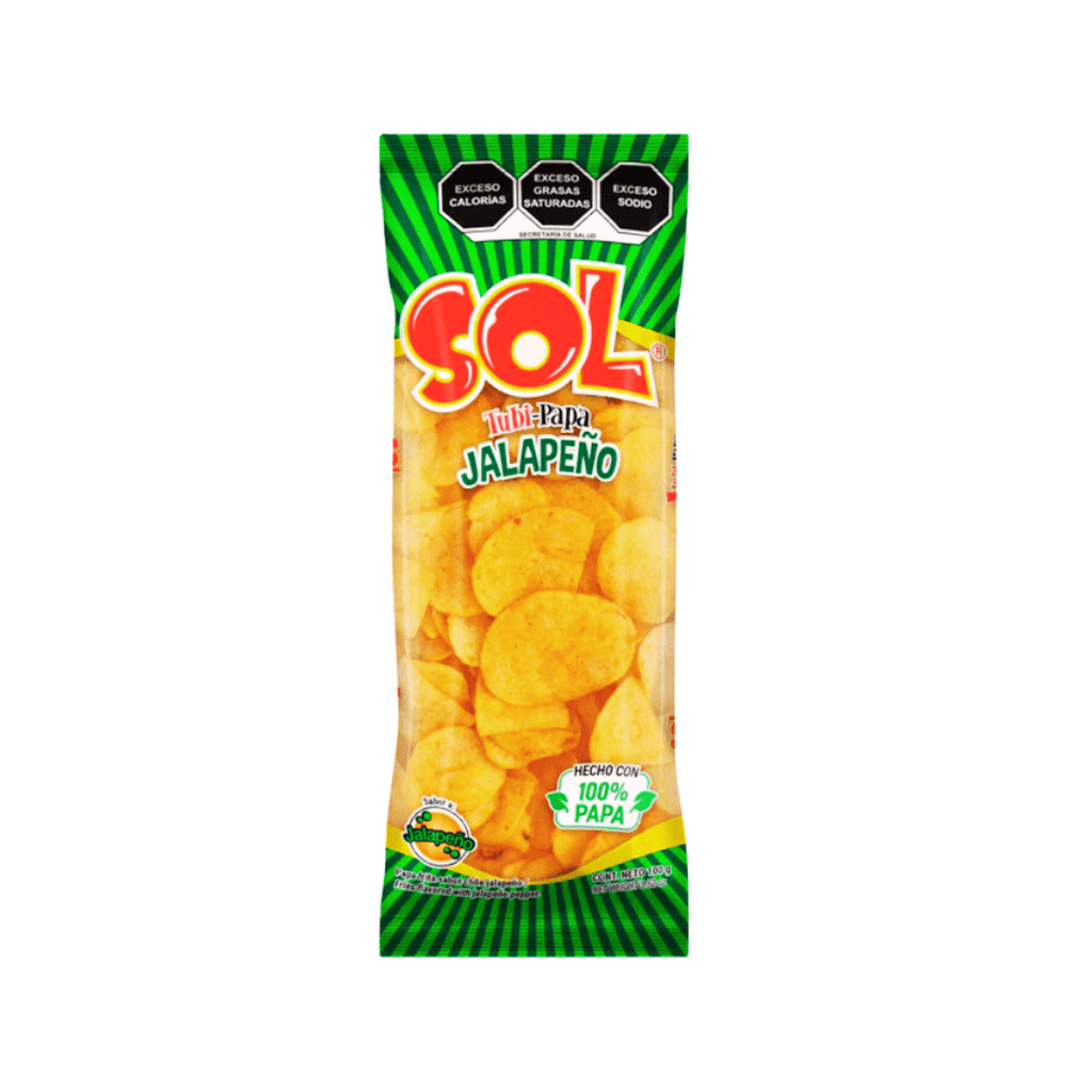 Botanas Sol Papa Jalapeño 100g – Santo Dulce