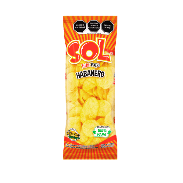 Botanas Sol Papa Habanero 100g – Santo Dulce