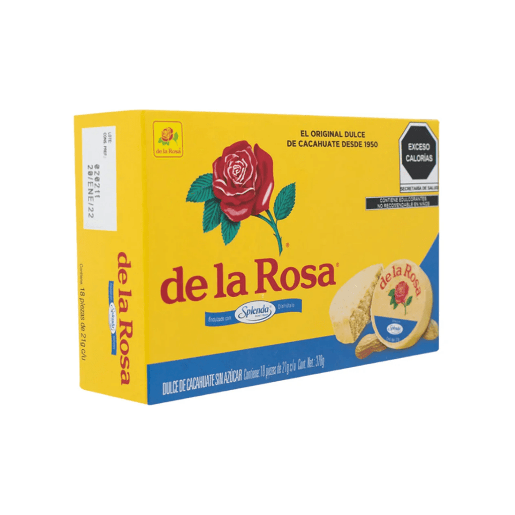 De la rosa Mazapán Sugar Free 18pzs – Santo Dulce