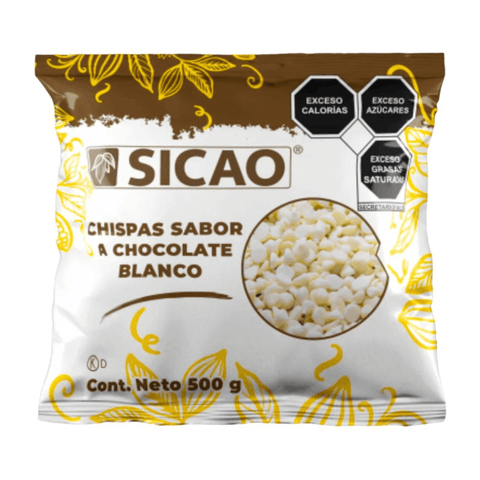 Sicao Chispas Chocolate BLANCO 500g - Santo dulce